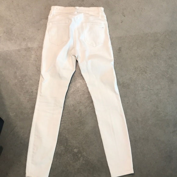 Madewell White High Riser Skinny Jeans - Picture 3 of 3